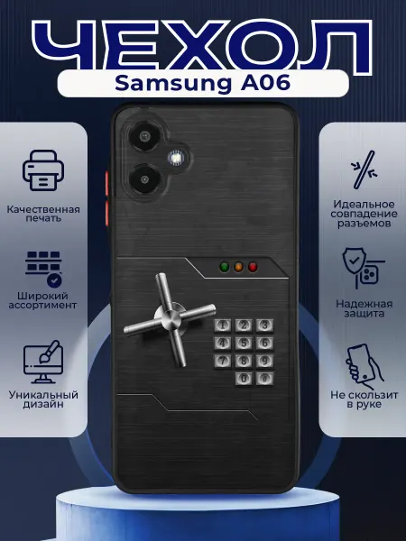 PRINTberries Матовый чехол на SAMSUNG A06 сейф