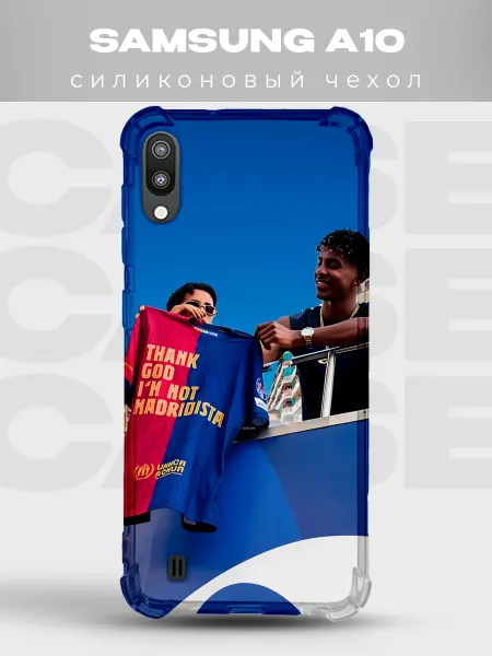 PRINTberries Чехол на Samsung A10 Барселона болельщики