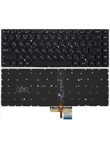 Клавиатура Xiaomi Mi RedmiBook Pro 15 XMA2007-DJ черная с п