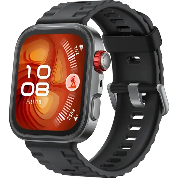 Смарт-часы HUAWEI Watch FIT 4 Pro (2025), ремешок из фторэластомера, черный (55020FAJ)