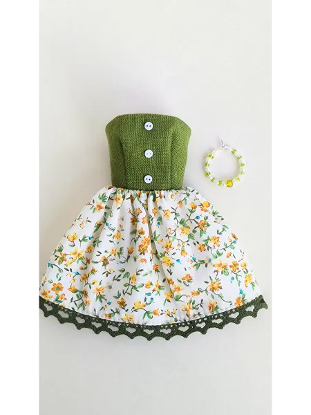 JuliaDolls Платье и колье для куклы Барби