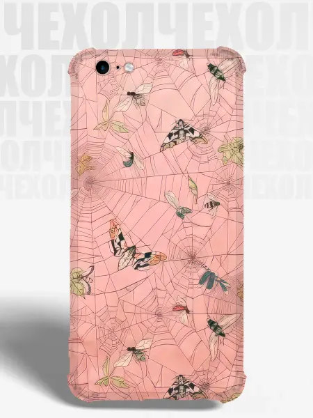 TUDOR. Чехол на iPhone 6 plus бабочка стрекоза паук