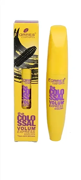 Тушь для ресниц Farres Big Volume Lash, изогнутая щеточка, черная