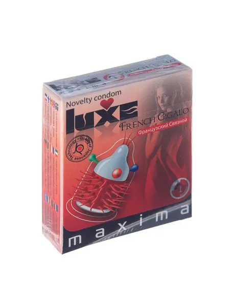 LUXE Презервативы Maxima шипы, 1 шт