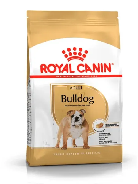 Bulldog Adult, сухой корм для собак породы Бульдог 12 кг