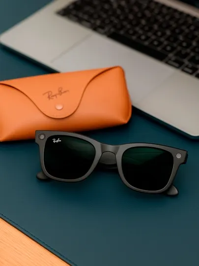 Умные очки Ray-Ban Meta Gen1 Wayfarer - с камерой, микрофоном и защитными линзами - Умные очки
