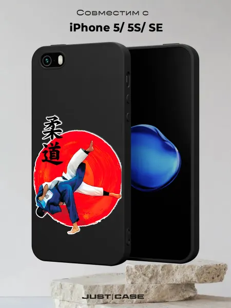 Принт-бутик Чехол на iPhone 5 5S SE 2016 с принтом Дзюдо