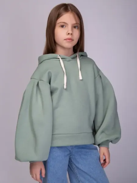LITTLE WORLD OF ALENA Толстовка детская с капюшоном начес