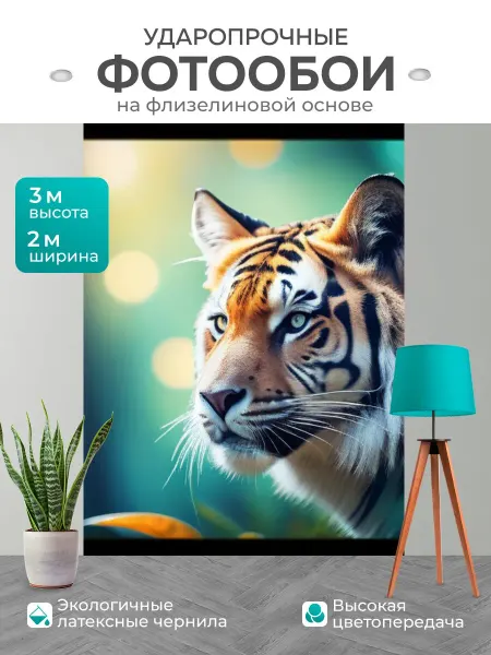 LotsPrints Фотообои "С животными для детской" 2x3м
