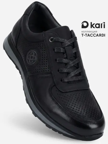 T.TACCARDI Кроссовки классические дышащие сетка черные