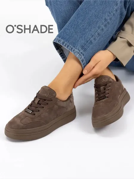 O`SHADE Кеды женские замшевые коричневые