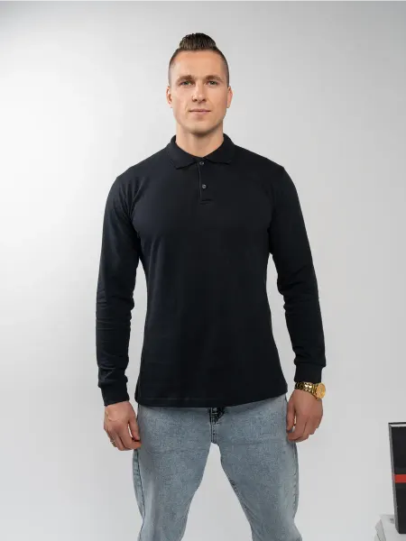 LibraStore футболка поло с длинным рукавом