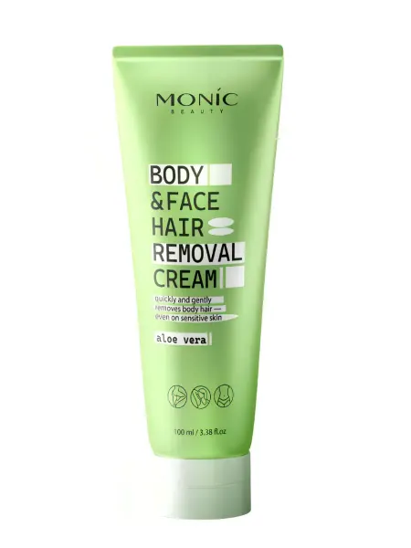 MONIC BEAUTY Крем для депиляции лица и тела ALOE VERA, 100 мл