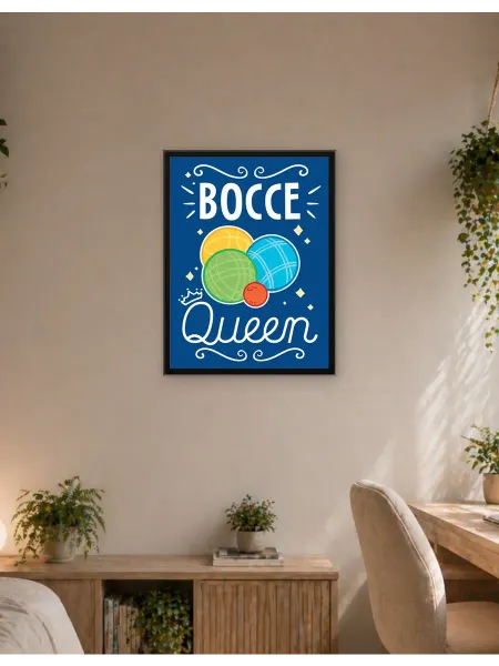 Postersbase Арт-постер Итальянская королева бочче 50x70