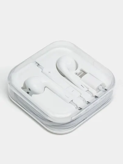 Проводные наушники для iPhone, (Pop-Up) с микрофоном, Lightning, Type-c, 3.5 mm Aux - Наушники