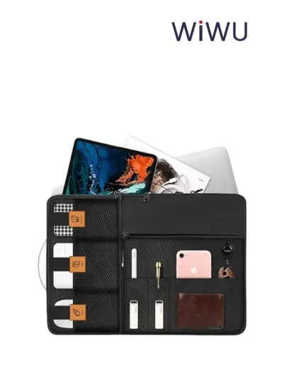 Чехол для ноутбука WIWU Alpha Double Layer Sleeve, двойная защита, для MacBook и ноутбуков