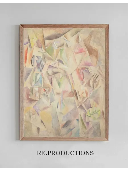 Re.productions Постер Étude cubiste - Jules Pascin