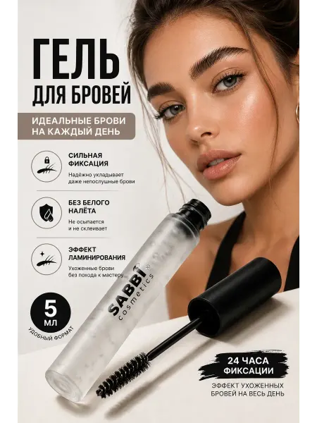 Ключик Гель для укладки бровей ламинирование прозрачный