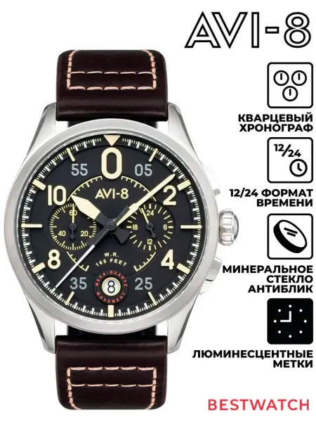 AVI-8 Мужские Наручные часы Spitfire AV-4089-01