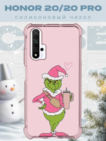 PRINTberries Новогодний чехол для телефона Honor 20 гринч