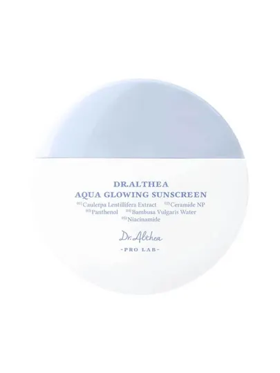 Dr. Althea Aqua Glowing Sunscreen SPF50+ PA++++ — увлажняющий солнцезащитный крем для лица
