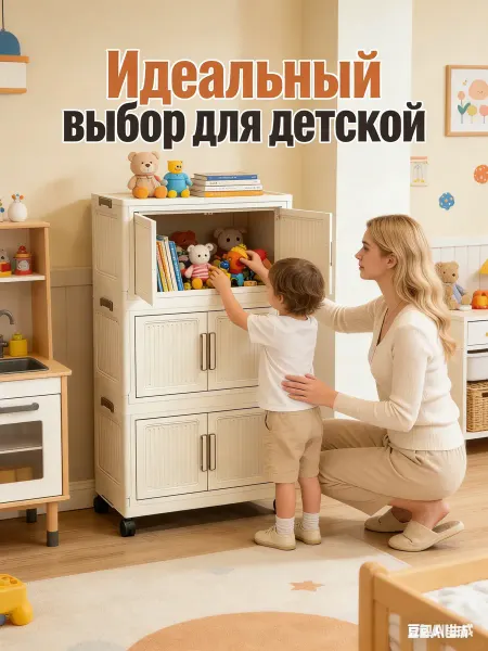 Пластиковый шкаф для хранения