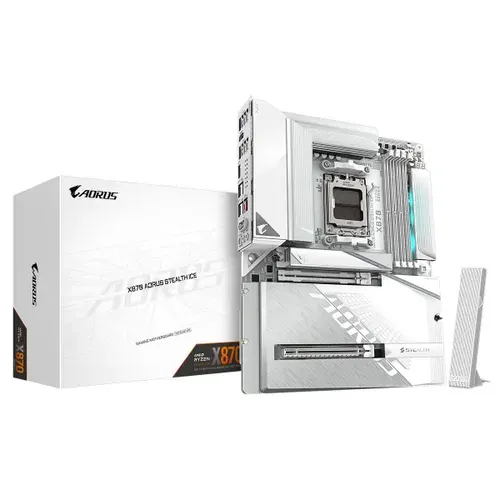 Материнская плата Gigabyte X870 AORUS STEALTH ICE AMD X870 AM5 DDR5