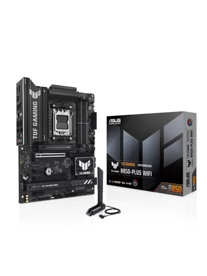 Материнская плата ASUS AM5 AMD B850 mATX (TUF GAMING B850M-PLUS WIFI7 W)
