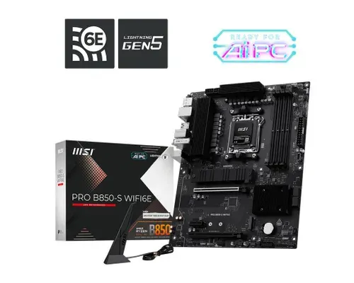 MSI PRO B850-S WIFI6E AMD B850 AM5 DDR5 Материнская плата