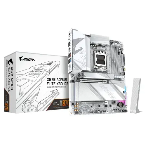 Gigabyte X870 A ELITE X ICE AMD X870E AM5 DDR5 Материнская плата
