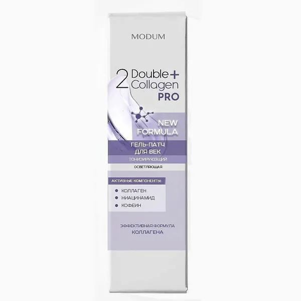 Modum Крем для век Double Collagen Pro Гель патч Тонизирующий осветляющий 25 г