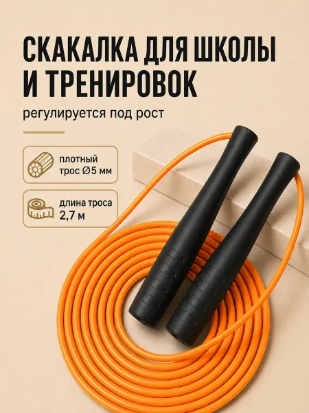 Скакалка детская спортивная