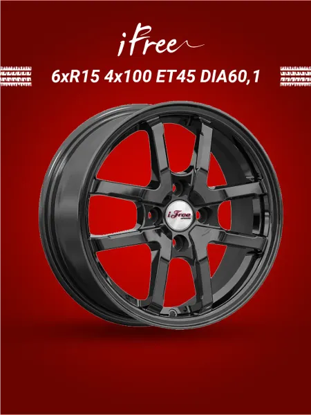 IFREE Диски колесные r15 4x100 литые автомобильные для машины