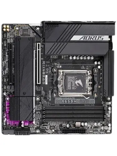Материнская плата Gigabyte B650M AORUS ELITE, SocketAM5, AMD B650, mATX