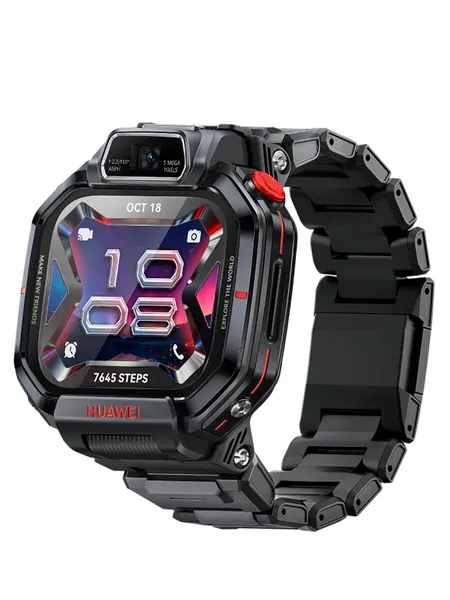 HUAWEI Смарт-часы для детей WATCH Kids X1 Pro (DRP-L10), Сим-карта, Фотокамера, GPS, Часы-трансформер, Черный