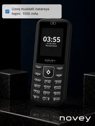 Мобильный телефон novey M355 - Кнопочные телефоны
