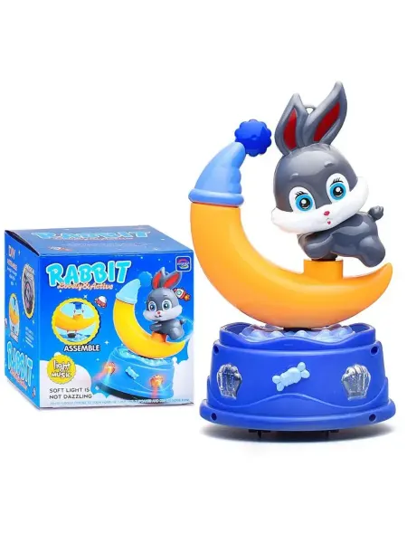 Играем вместе Интерактивная игрушка Кролик светится танцует