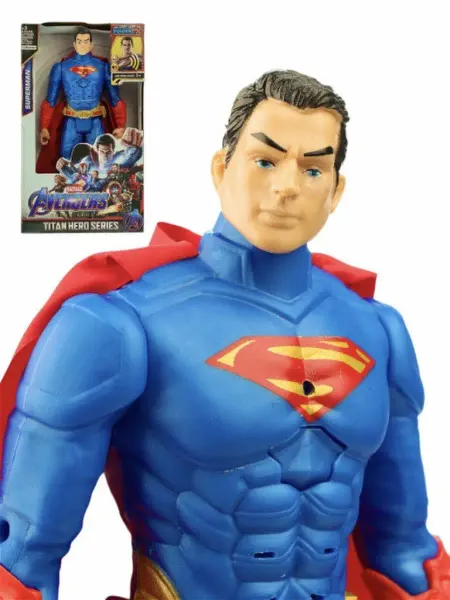 СОВЁНОК! Игрушка для мальчика Мстители Супермен, Superman, 30 см