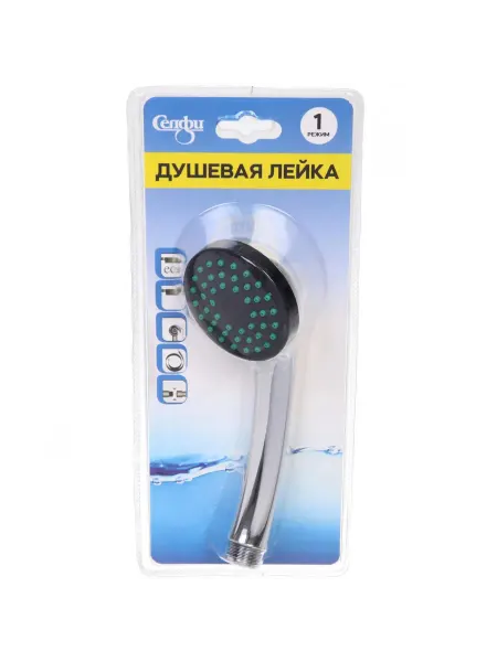 Zeriazor Душевая лейка одинарного режима 18х6,5 см