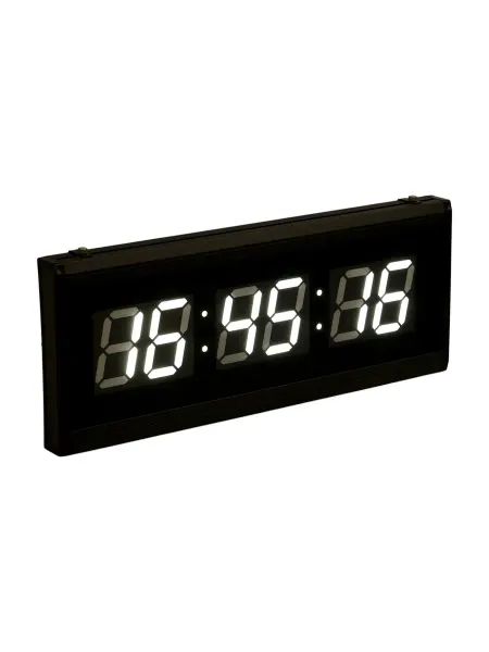 Соломон Электронные настенные часы 48x19 см, белые цифры 7.5 см