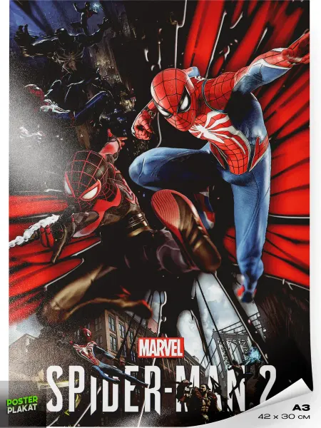 Постер Плакат Постер по игре Человек паук Spiderman на стену А3