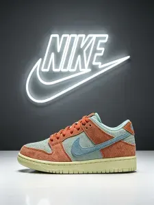 Кроссовки кроссовки Dunk SB Orange and Emerald Rise