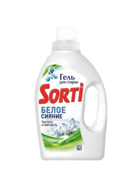 SORTI Гель для стирки Белое сияние, 1,2 л