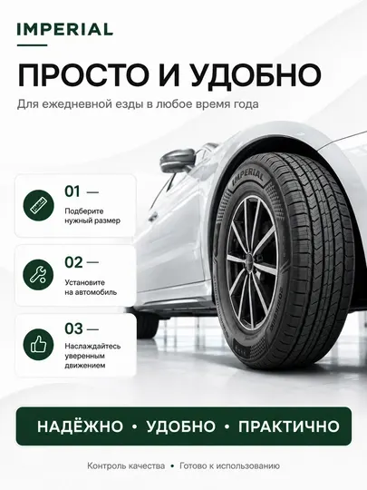 Автомобильная шина Imperial All Season Driver Plus всесезонная, черная - Шины
