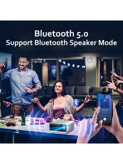 Проектор для дома Android Smart TV вместо телевизора, домашний кинотеатр, мощный звук