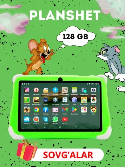 Детский планшет CCIT KT-700, версия Android-13