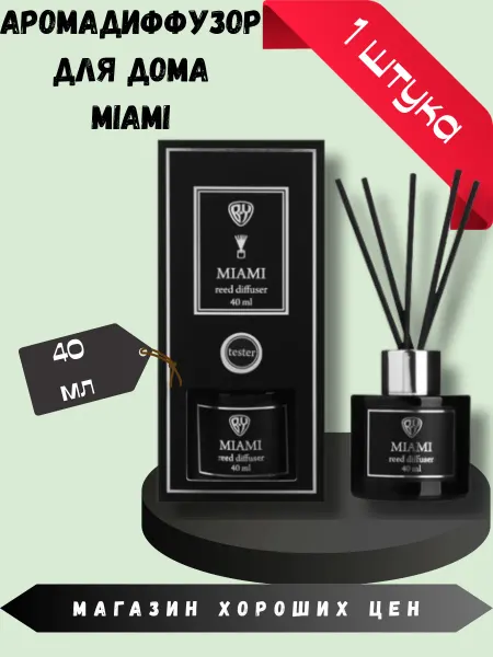 New Galaxy Диффузор LuxBlack Miami, 40 мл