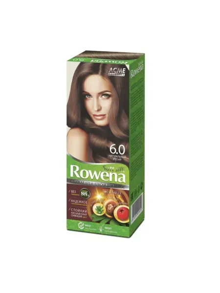 Acme Color "Rowena" Крем-краска для волос Rowena soft silk, тон 6.0 нат