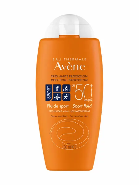 Avene Солнцезащитный флюид СПОРТ SPF 50+, 100 мл