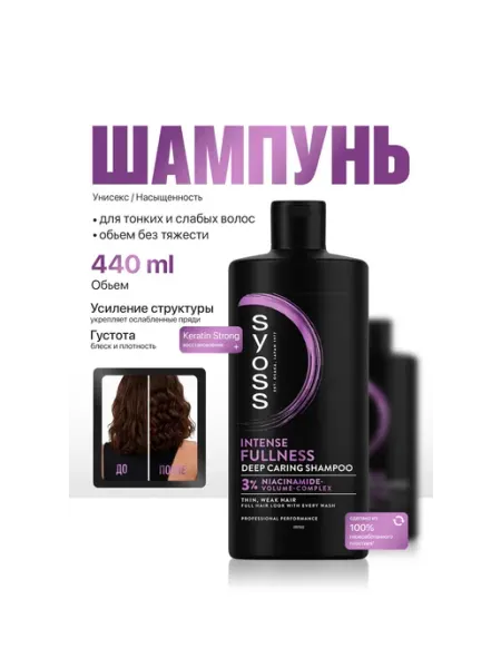 Syoss Шампунь для волос от 440мл